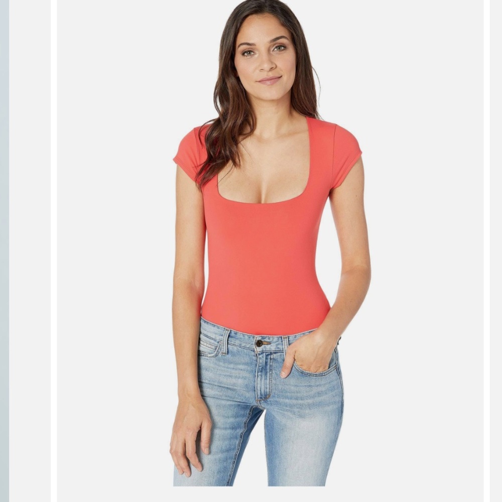 Free People Bodysuit Red